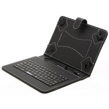 Husa Tableta 8 Inch Cu Tastatura Micro Usb Model X , Negru C7
