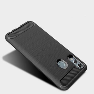 Husa TECH-PROTECT TPUCARBON Huawei Honor 10 Lite Black
