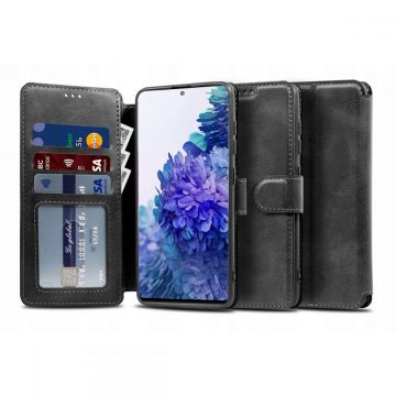 Husa TECH-PROTECT Wallet compatibila cu Samsung Galaxy S20 FE Black