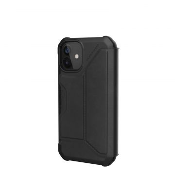 Husa UAG Metropolis LTHR compatibila cu iPhone 12 Mini Black