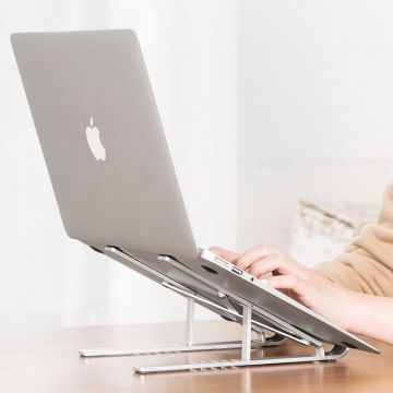Stand universal laptop Tech-Protect Aluminium Silver