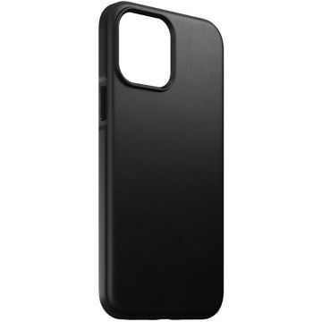 Carcasa din piele naturala NOMAD Rugged MagSafe compatibila cu iPhone 13 Pro Max Black