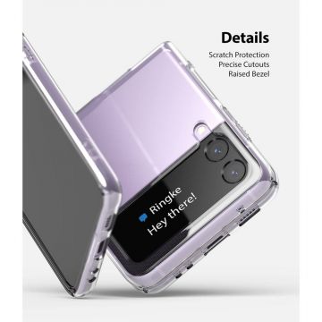 Carcasa Ringke Slim compatibila cu Samsung Galaxy Z Flip 3 5G Clear