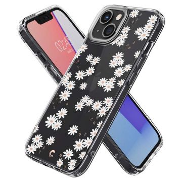 Carcasa Spigen Cecile compatibila cu iPhone 13 Mini White Daisy