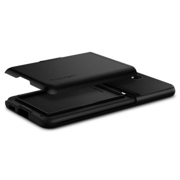 Carcasa Spigen Slim Armor CS compatibila cu Samsung Galaxy S21 FE 5G Black