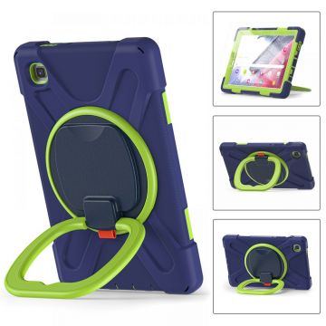 Carcasa TECH-PROTECT X-Armor compatibila cu Samsung Galaxy Tab A7 Lite 8.7 inch Navy/Lime