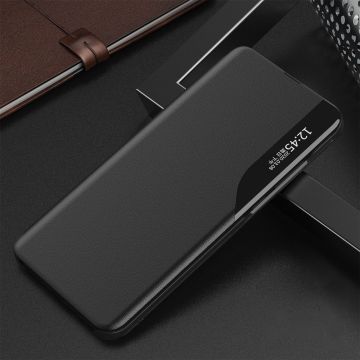 Husa Eco Leather View compatibila cu Samsung Galaxy A72 Black