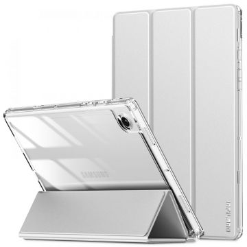 Husa Infiland Rugged Crystal compatibila cu Samsung Galaxy Tab A8 10.5 inch Silver
