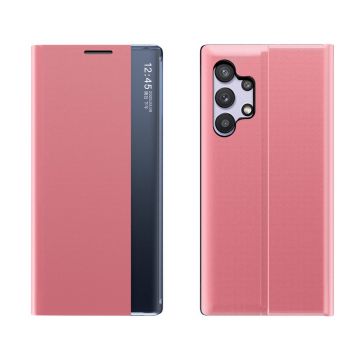 Husa Sleep Smart Window compatibila cu Samsung Galaxy A32 4G Pink
