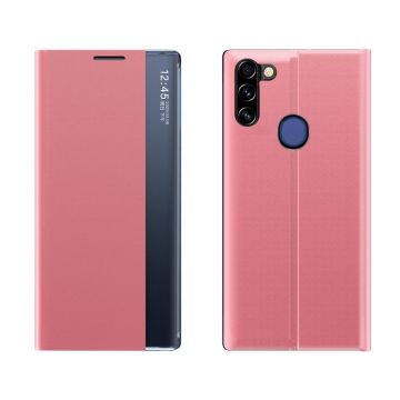 Husa Sleep Smart Window compatibila cu Xiaomi Mi 11 Pink