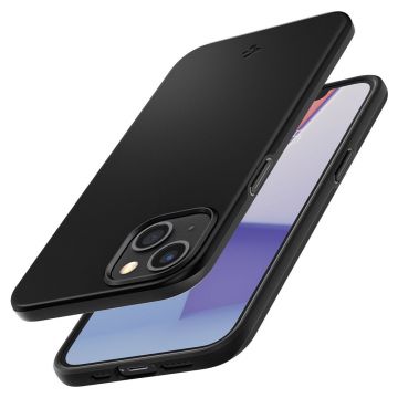 Husa slim Spigen Thin Fit compatibila cu iPhone 13 Mini Black