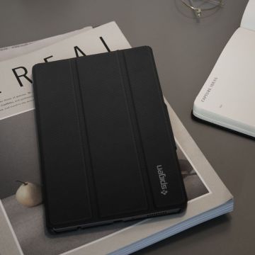Husa Spigen Liquid Air Folio compatibila cu Samsung Galaxy Tab A7 Lite 8.7 inch Black