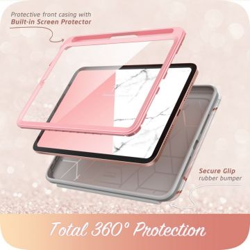 Husa Supcase Cosmo compatibila cu iPad Mini 6 (2021), Protectie display, Marble