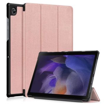 Husa Tech-Protect Smartcase compatibila cu Samsung Galaxy Tab A8 10.5 inch Rose Gold