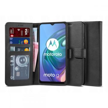 Husa TECH-PROTECT Wallet V2 compatibila cu Motorola Moto G10/G30 Black