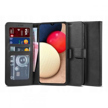 Husa TECH-PROTECT Wallet V2 compatibila cu Samsung Galaxy A02s Black
