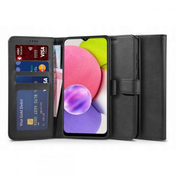 Husa TECH-PROTECT Wallet V2 compatibila cu Samsung Galaxy A03s Black