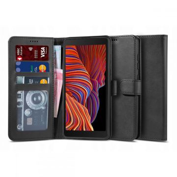 Husa TECH-PROTECT Wallet V2 compatibila cu Samsung Galaxy Xcover 5 Black