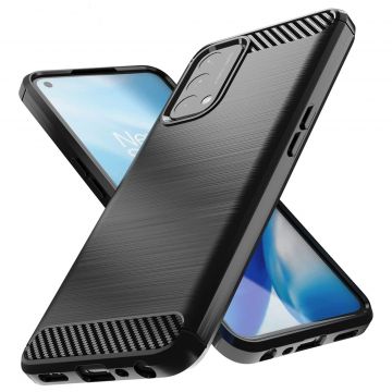 Carcasa Flexible Carbon compatibila cu OnePlus Nord N200 5G Black