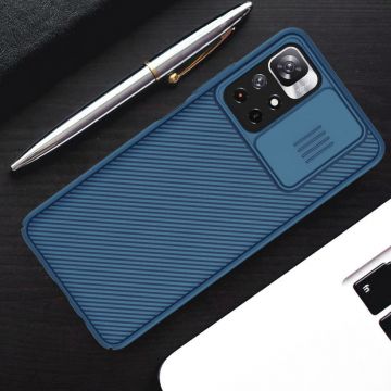 Carcasa Nillkin Cam Shield compatibila cu Xiaomi Poco M4 Pro 5G Blue