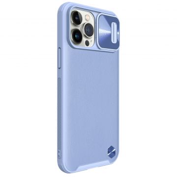 Carcasa Nillkin Cam Shield Leather compatibila cu iPhone 13 Pro Max Purple