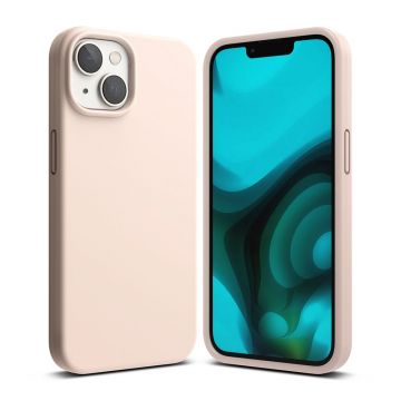 Carcasa Ringke Silicone compatibila cu iPhone 14 Pink