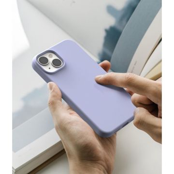 Carcasa Ringke Silicone compatibila cu iPhone 14 Plus Lavender