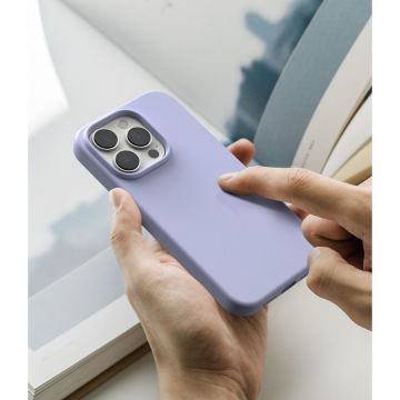 Carcasa Ringke Silicone compatibila cu iPhone 14 Pro Max Lavender