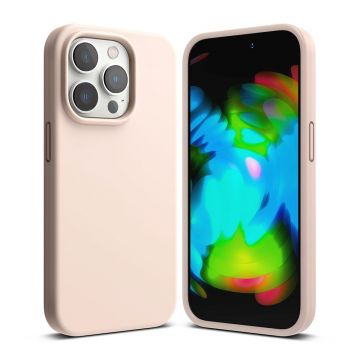 Carcasa Ringke Silicone compatibila cu iPhone 14 Pro Max Pink