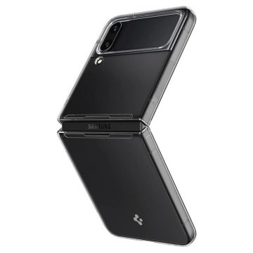Carcasa Spigen AirSkin compatibila cu Samsung Galaxy Z Flip 4 5G Crystal Clear