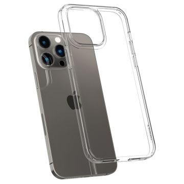Carcasa Spigen AirSkin Hybrid compatibila cu iPhone 14 Pro Max Crystal Clear