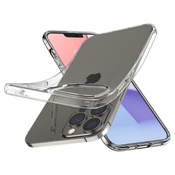 Carcasa Spigen Crystal Flex compatibila cu iPhone 13 Pro Max Crystal Clear