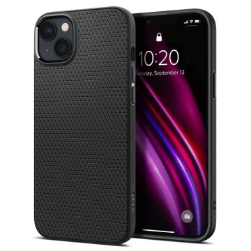 Carcasa Spigen Liquid Air compatibila cu iPhone 14 Matte Black