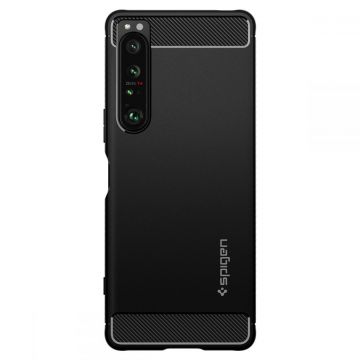 Carcasa Spigen Rugged Armor compatibila cu Sony Xperia 1 IV Matte Black