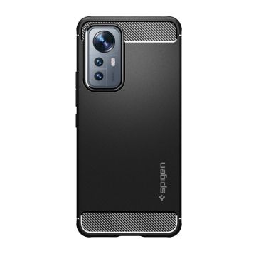 Carcasa Spigen Rugged Armor compatibila cu Xiaomi 12 Lite Matte Black