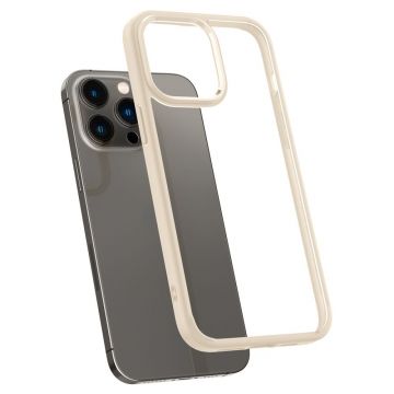 Carcasa Spigen Ultra Hybrid compatibila cu iPhone 14 Pro Beige