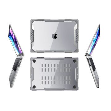 Carcasa Supcase Unicorn Beetle Pro compatibila cu Apple Macbook Pro 16 inch 2021/2022/2023 Clear