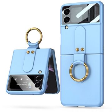 Carcasa TECH-PROTECT Icon Ring compatibila cu Samsung Galaxy Z Flip 4 5G Blue