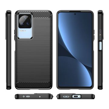 Carcasa TECH-PROTECT TPUCARBON compatibila cu Xiaomi Poco F4 5G Black