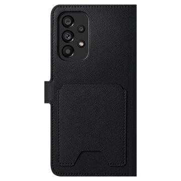 Husa cu snur Spigen Wallet S Plus compatibila cu Samsung Galaxy A53 5G Black