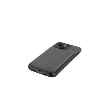 Husa de protectie cu baterie TECH-PROTECT Power Case 4800 mAh compatibila cu iPhone 14 / 14 Pro Black