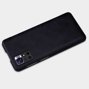 Husa Nillkin Qin Leather compatibila cu Xiaomi Poco M4 Pro 5G Black