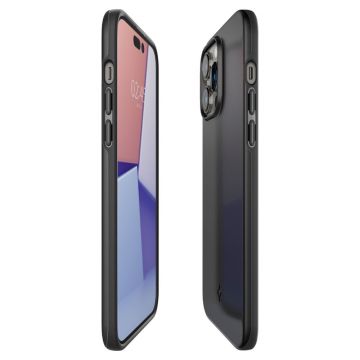 Husa slim Spigen Thin Fit compatibila cu iPhone 14 Pro Max Black