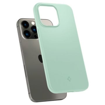 Husa slim Spigen Thin Fit compatibila cu iPhone 14 Pro Mint