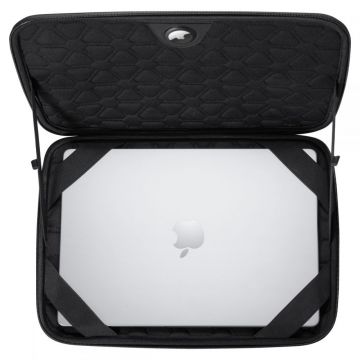 Husa Spigen Rugged Armor Pouch Pro compatibila cu laptop 13/14 inch Black