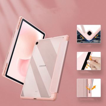 Husa Tech-Protect Smartcase Hybrid compatibila cu Samsung Galaxy Tab S6 Lite 2020/2022 10.4 inch Pink