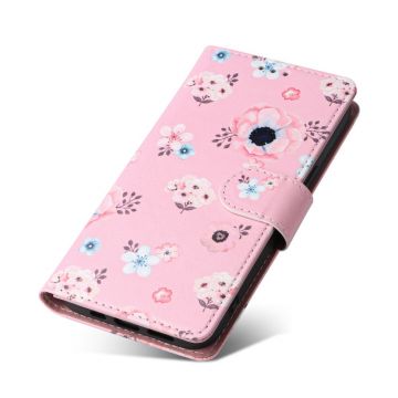 Husa TECH-PROTECT Wallet compatibila cu Samsung Galaxy A53 5G Bloom Pink