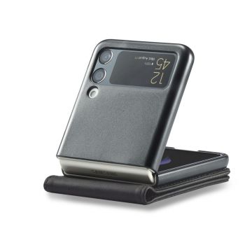 Husa TECH-PROTECT Wallet compatibila cu Samsung Galaxy Z Flip 4 5G Black