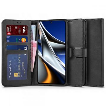 Husa TECH-PROTECT Wallet compatibila cu Xiaomi Poco X4 Pro 5G Black