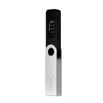 Portofel electronic Ledger Nano S Plus Crypto, pentru monede virtuale Bitcoin, Ethereum, Dash, ZCash si altele, Matte Black